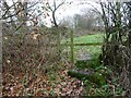 Masonry stile on the former canal towpath in S73 8SU