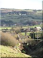 Down valley towards Dunkirk Mill in BD22 9QW