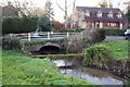 Bridge taking Mill Street over Ginge Brook in OX13 6SQ