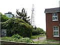 Communications mast near Burrough Green in CB8 9XF