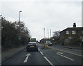 A62 Leeds Road heading east in WF14 0EU