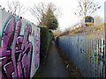 Footpath by the railway in NG10 3HP