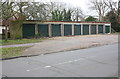 Block of garages beside Hughes Road in RG40 1TW