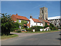 Front Street Houses and St Mary's Church in NR28 9SB