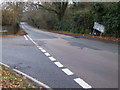 Looking across the junction of Sandygate Lane with the A281 in RH13 6NF