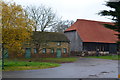 Southern end of Harmondsworth Great Barn in UB7 0FB