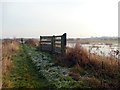 Bird hide at Besthorpe Nature Reserve in Meering