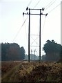 Pylons And Power Lines in IP27 9BJ