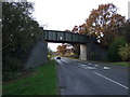Disused railway bridge over Huncote Road in LE9 3AW