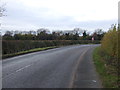 Bend in Huncote Road in LE9 3AW