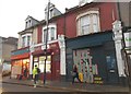 Shops on West Green Road, South Tottenham in N15 4AL