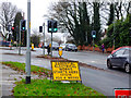 Roadworks on the A571 Pemberton Road in WN3 6HE