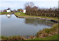 Winding hole on the Northampton Arm of the Grand Union Canal in NN7 3AA