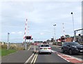 Level Crossing at Widdrington Station, Northumberland in NE61 5LX