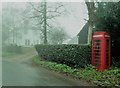 Ridge Farm and the old phone box, Ridge in EN6 3LH