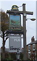 Sign for the Plough Inn, Christleton in Christleton