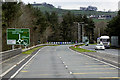 A40 Approaching Brynich Roundabout in LD3 7ST