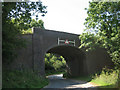 Railway bridge near Crane's Corner in NR19 2HT