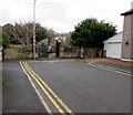 Turning area at the northern end of Llanarth Square, Risca in NP11 6AY