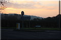 Dawn at Station Road roundabout, Bow Brickhill in MK7 8LE