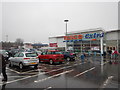Haverford - Tesco Extra Supermarket Entrance in Haverfordwest Community