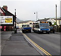 X16 bus for Cardiff in Risca in NP11 6EN