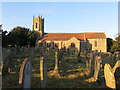 The Church of St Mary and its graveyard at Dudleston in SY12 9EF