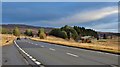 Approaching Dalnamein Lodge on the A9 in PH18 5UL