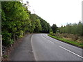 Bend in New Road south of Brymbo in LL11 6ES