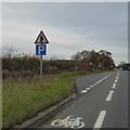 Lay-by and bus shelter north of Woodford in GL13 9JL