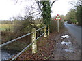 Cuckfield Road crosses stream in RH17 5AL