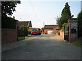 Entrance to Oak Farm, Bylaugh in NR20 4SZ