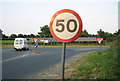 Stop at 50 miles an hour: B1145 meets A1067 in NR20 4RP