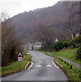 Speed bump on Cwmcarn Forest Drive in NP11 7GB