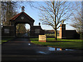 Dalham Hall Stud entrance in CB8 9HD