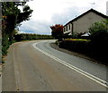 Bend in Broad Lane on the approach to Stapeley in Nantwich South and Stapeley Ward
