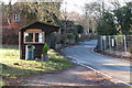 Hoar Cross parish bus shelter in DE13 8RG