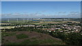 View towards Frodsham and Runcorn from Frodsham Hill in WA6 7AU