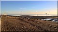 Beach at Chalkwell Oaze, looking towards the Crow Stone in SS9 1EY