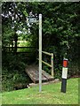 Footpath junction, Moorby in PE22 7PN