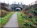 Bridge over The Strawberry Line Cheddar in BS27 3DW