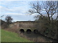Moredon Aqueduct carrying the disused North Wilts Canal over the River Ray in SN5 4FS