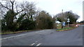 Usk Road junction with Llanhennock Road in NP18 1LP