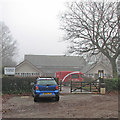 Waldringfield: the mobile post office at the village hall in IP12 4PZ