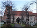 St Thomas, Bradwell-on-Sea at dusk in CM0 7PX