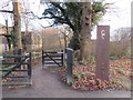 Entrance to path by Crawter's Brook, Crawley in RH10 9FZ