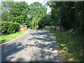 Bridge into Gressenhall near Norfolk Herbs in NR19 2QE