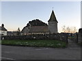 All Saints church in Norbury Shropshire in winter in Norbury