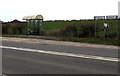 Bridgend Road bus stop and shelter, Porthcawl in CF36 5SQ