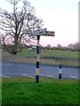 Fingerpost at Longhoughton in NE66 3NT